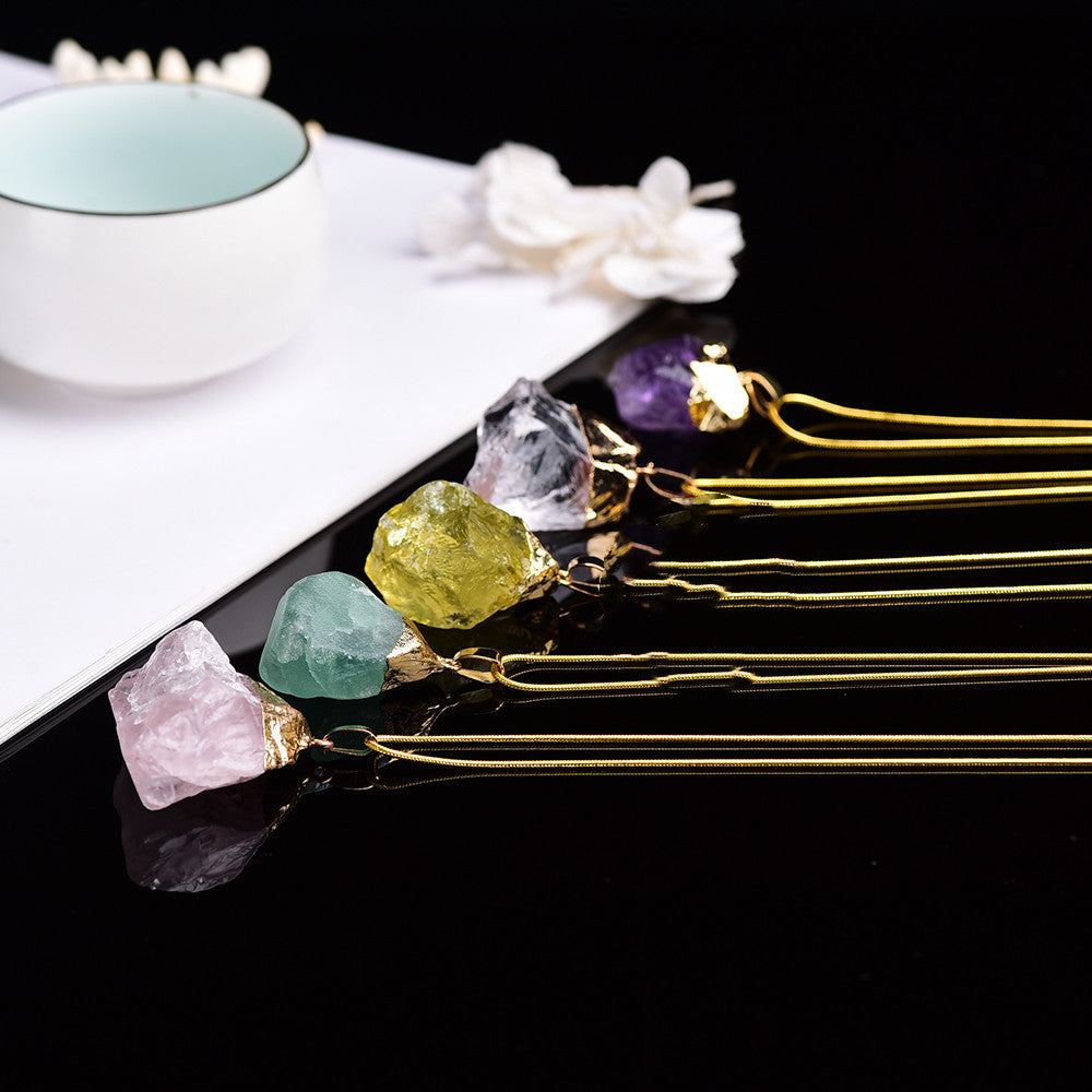 Crystal Pendulum | Gemstone Dowsing Pendulum | Quartz Divination Tool (Multiple Stones)
