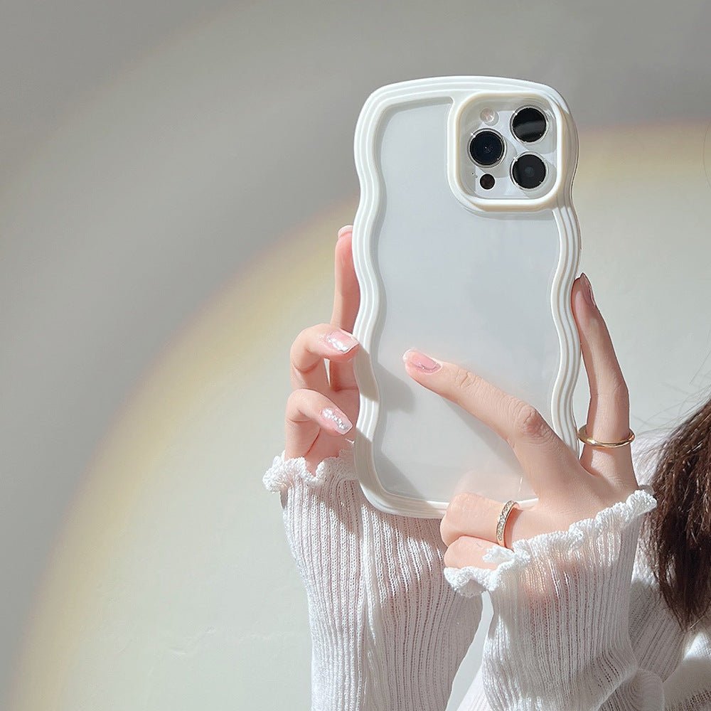 Wave Edge Phone Case – Candy Color Slim Protective iPhone Case | VibeVault Supply - VibeVaultSupply