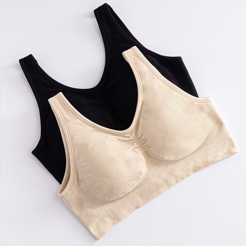 Women's Seamless Comfort Shaper Bra – Wireless Support Bra - VibeVaultSupply