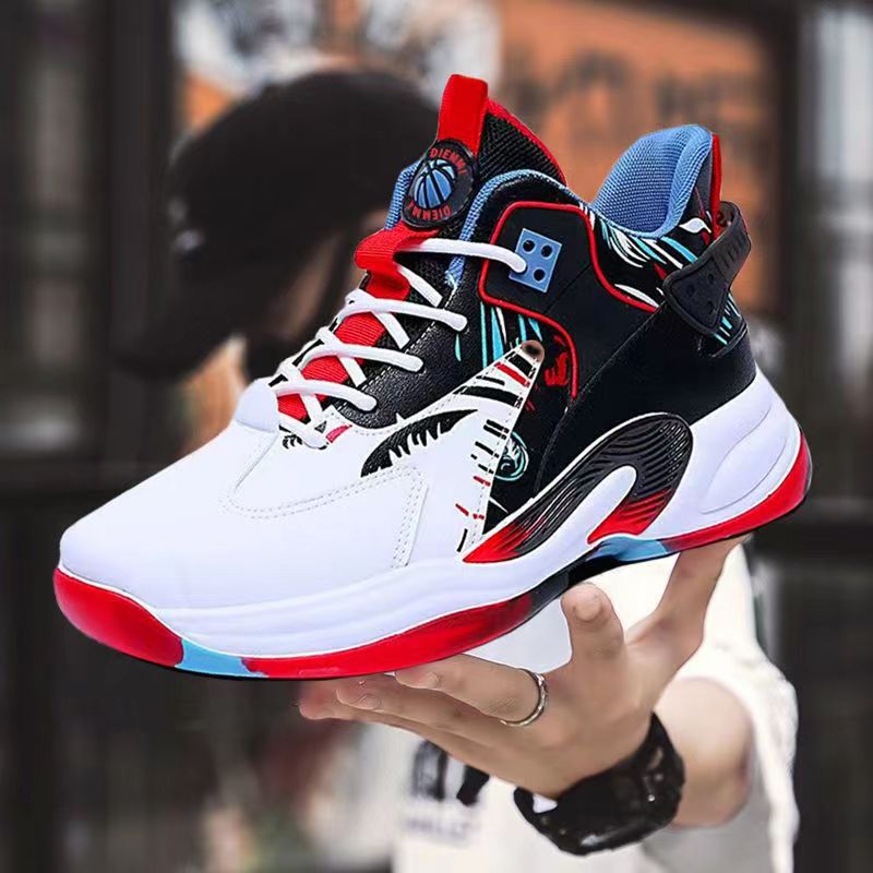 VibeVaultSupply High - Top Court Sneakers – Lightweight Cushioned Basketball - Inspired Shoes | Streetwear Athletic Trainers - VibeVaultSupply