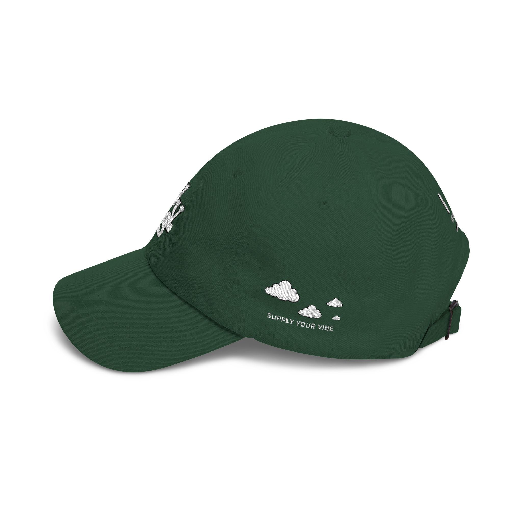 Minimal Logo Dad Cap – Distressed VVS Baseball Hat | VibeVaultSupply - VibeVaultSupply