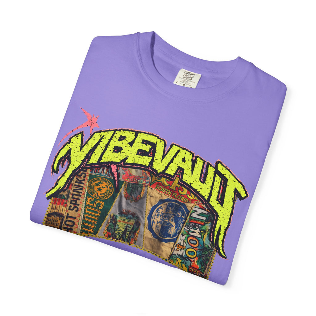 VVS Retro Collage Graphic Tee – Vintage Streetwear T-Shirt | VibeVault Supply - VibeVaultSupply