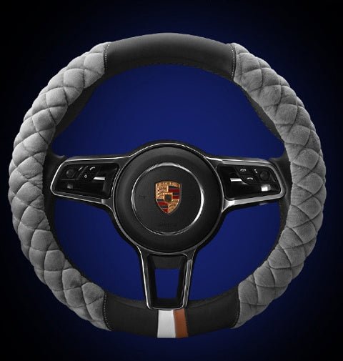 Luxury Anti - Slip Steering Wheel Cover for Cars - VibeVaultSupply