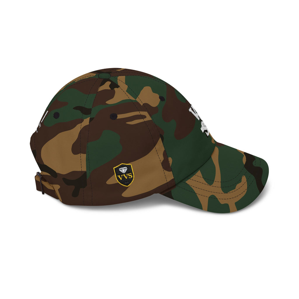 Minimal Logo Dad Cap – Distressed VVS Baseball Hat | VibeVaultSupply - VibeVaultSupply