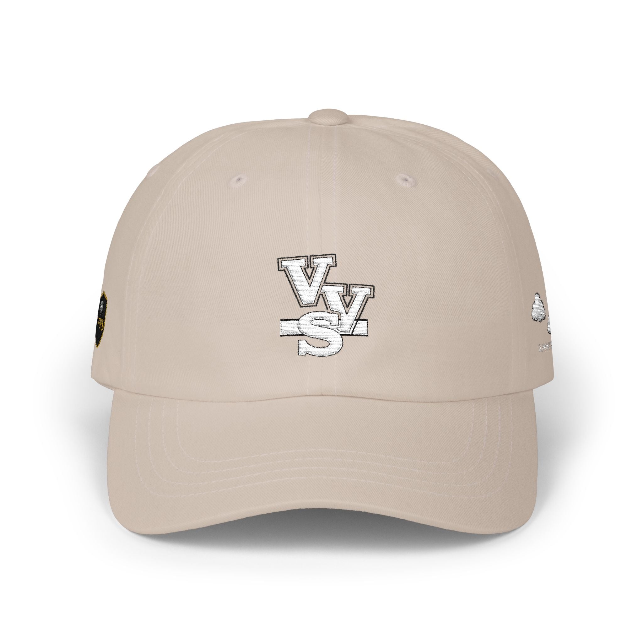 Minimal Logo Dad Cap – Distressed VVS Baseball Hat | VibeVaultSupply - VibeVaultSupply