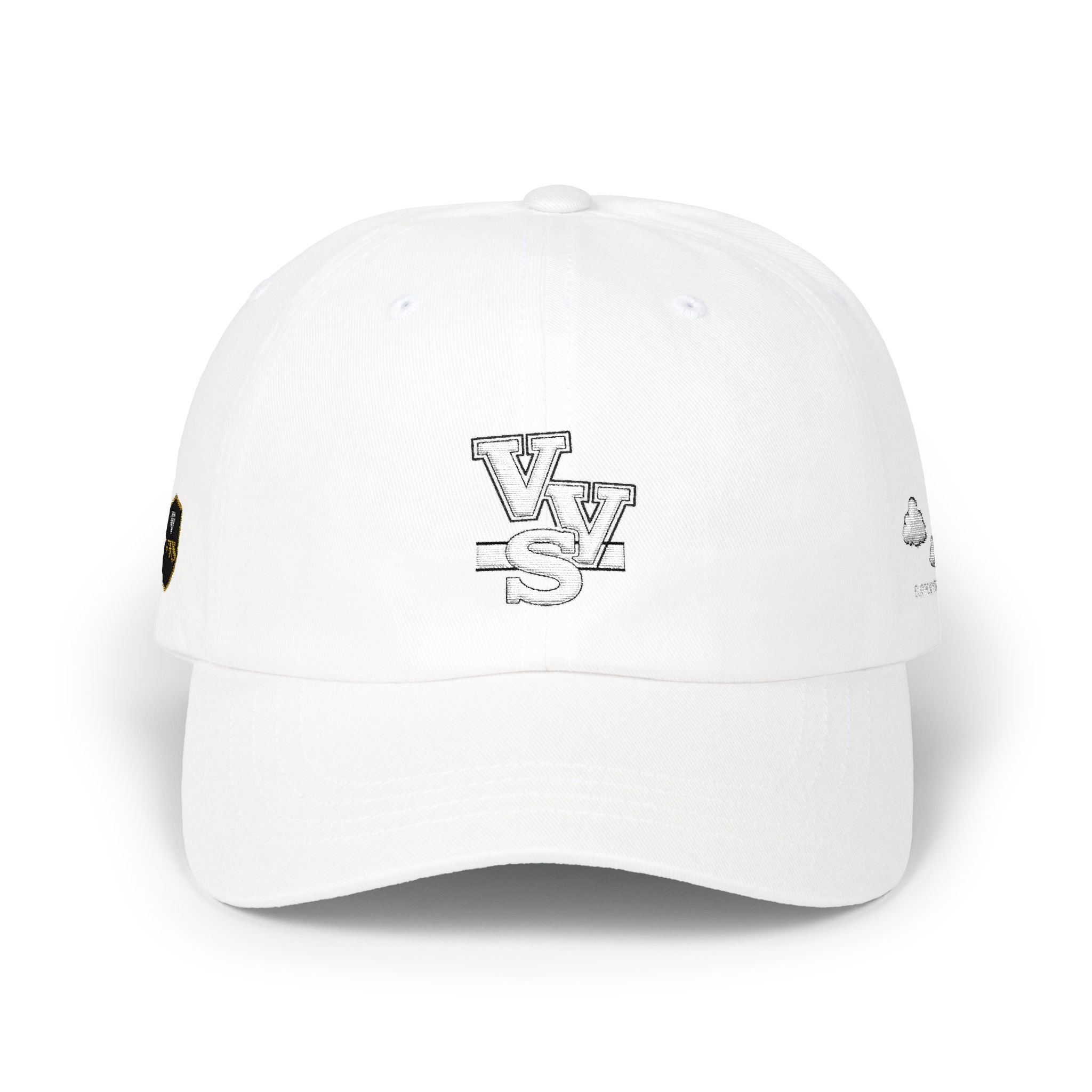 Minimal Logo Dad Cap – Distressed VVS Baseball Hat | VibeVaultSupply - VibeVaultSupply
