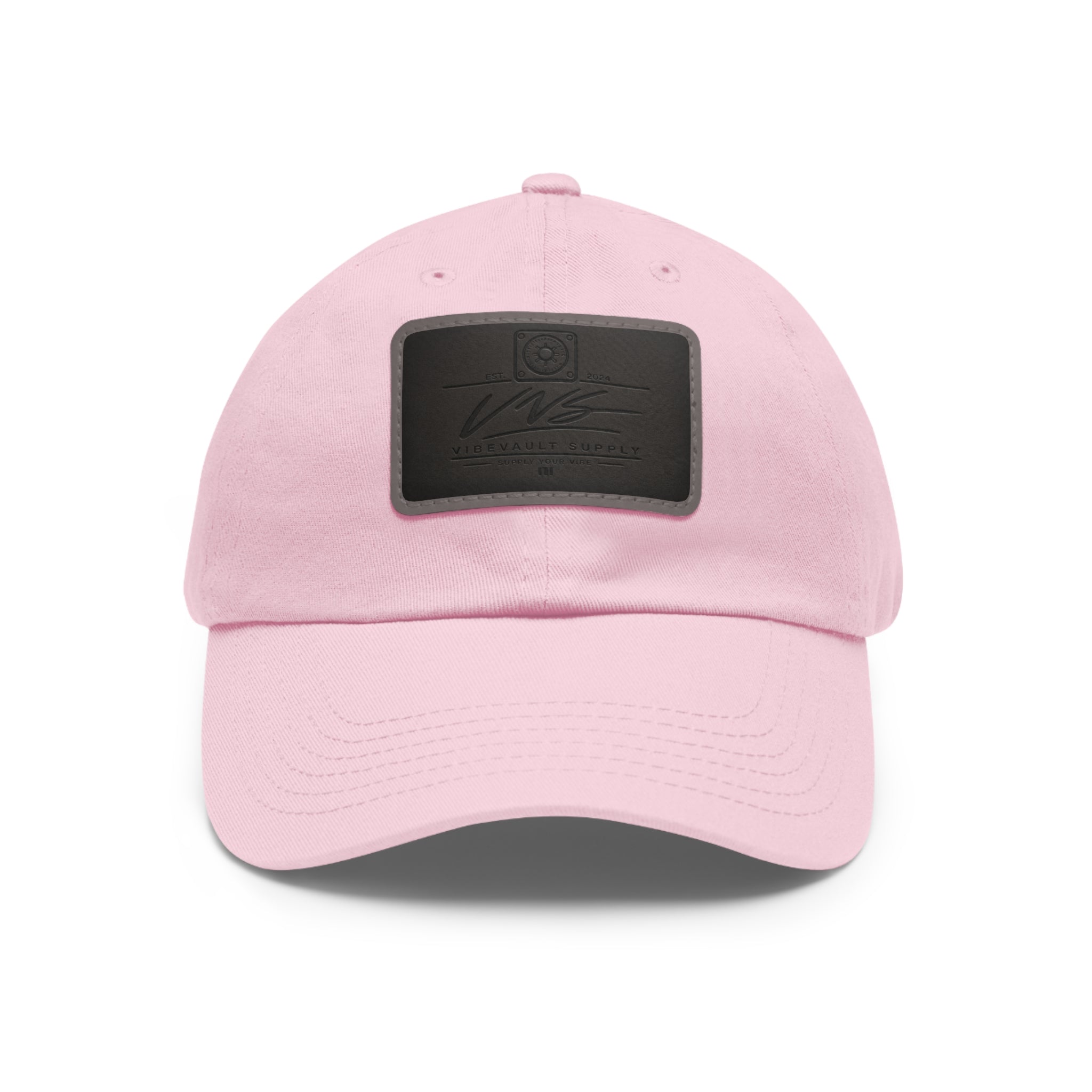 Leather Patch Dad Hat – Minimal Classic Baseball Cap | VibeVault Supply - VibeVaultSupply