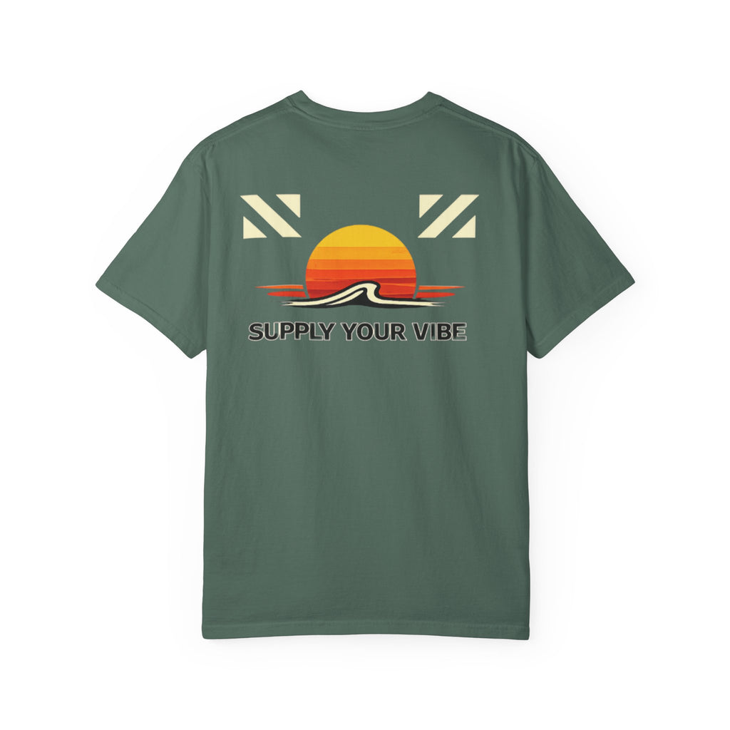 Supply Your Vibe T-Shirt – Retro Sunset Graphic Tee | VibeVaultSupply - VibeVaultSupply