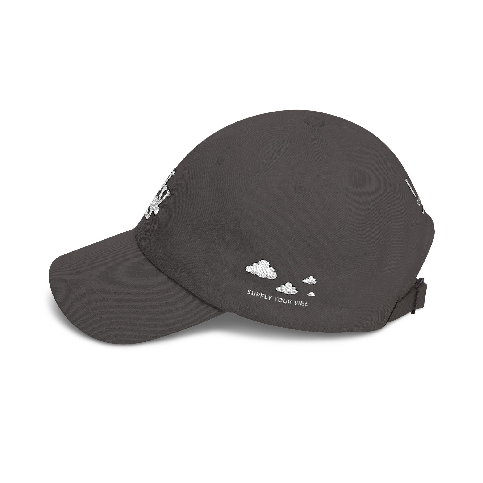 Minimal Logo Dad Cap – Distressed VVS Baseball Hat | VibeVaultSupply - VibeVaultSupply