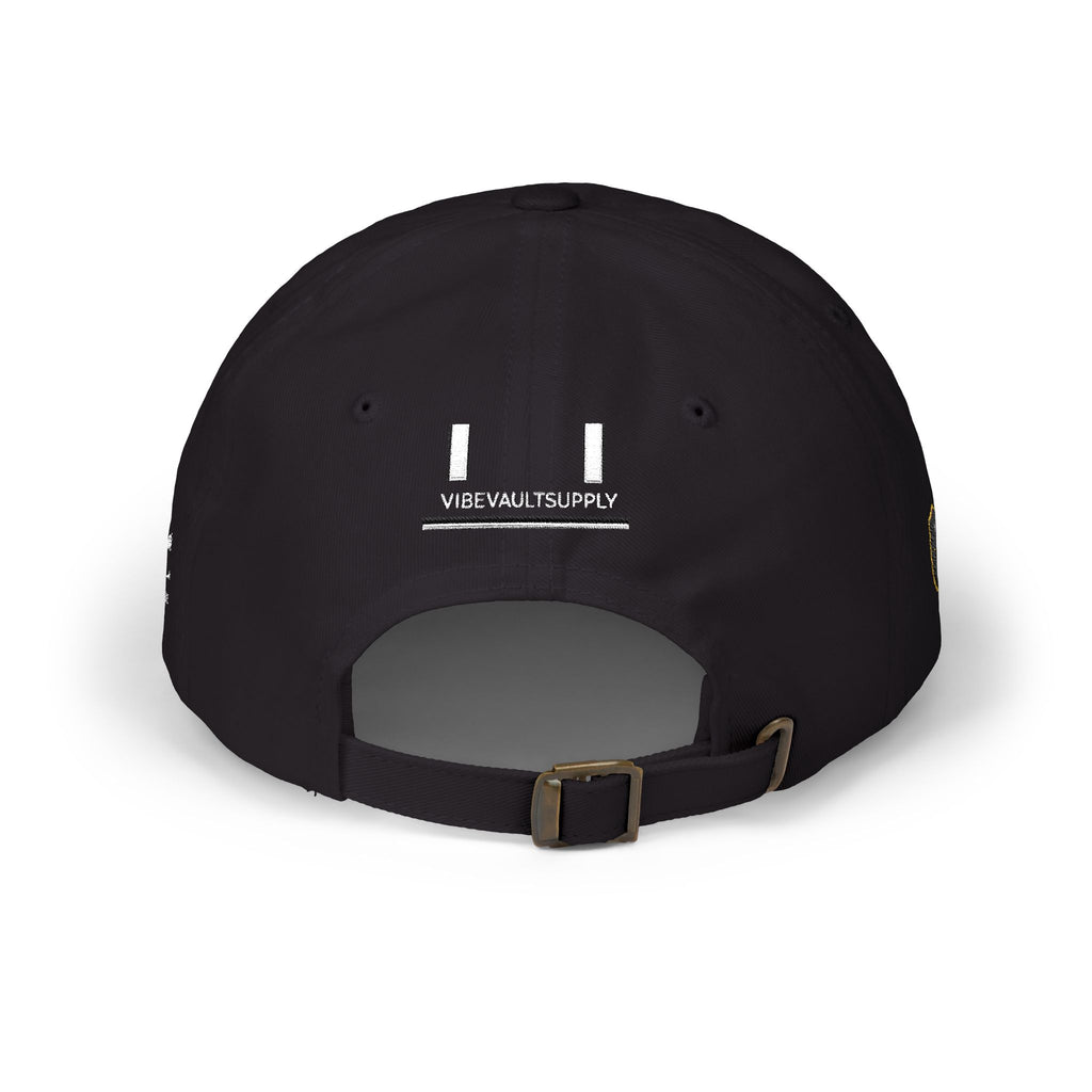 Minimal Logo Dad Cap – Distressed VVS Baseball Hat | VibeVaultSupply - VibeVaultSupply