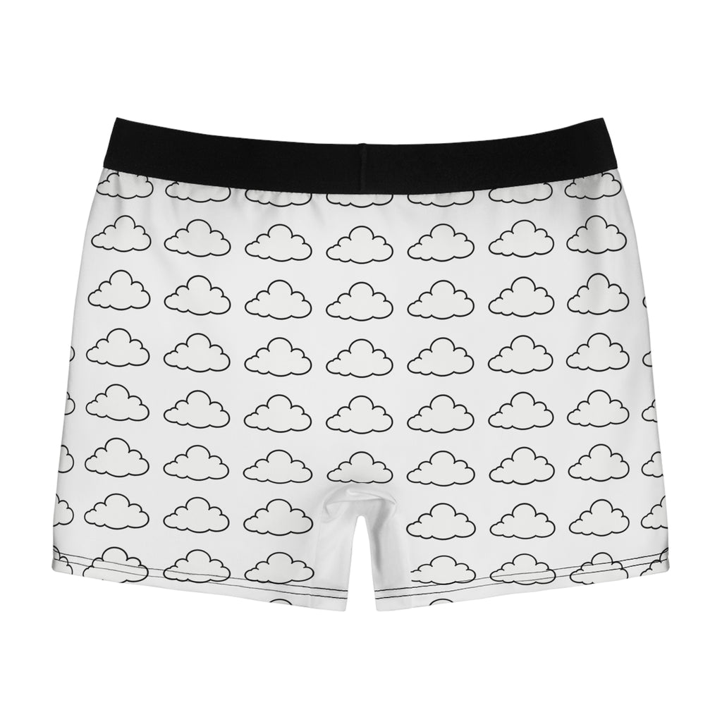 Cloud Pattern Boxer Briefs — “Supply Your Vibe” Printed Men’s Underwear - VibeVaultSupply