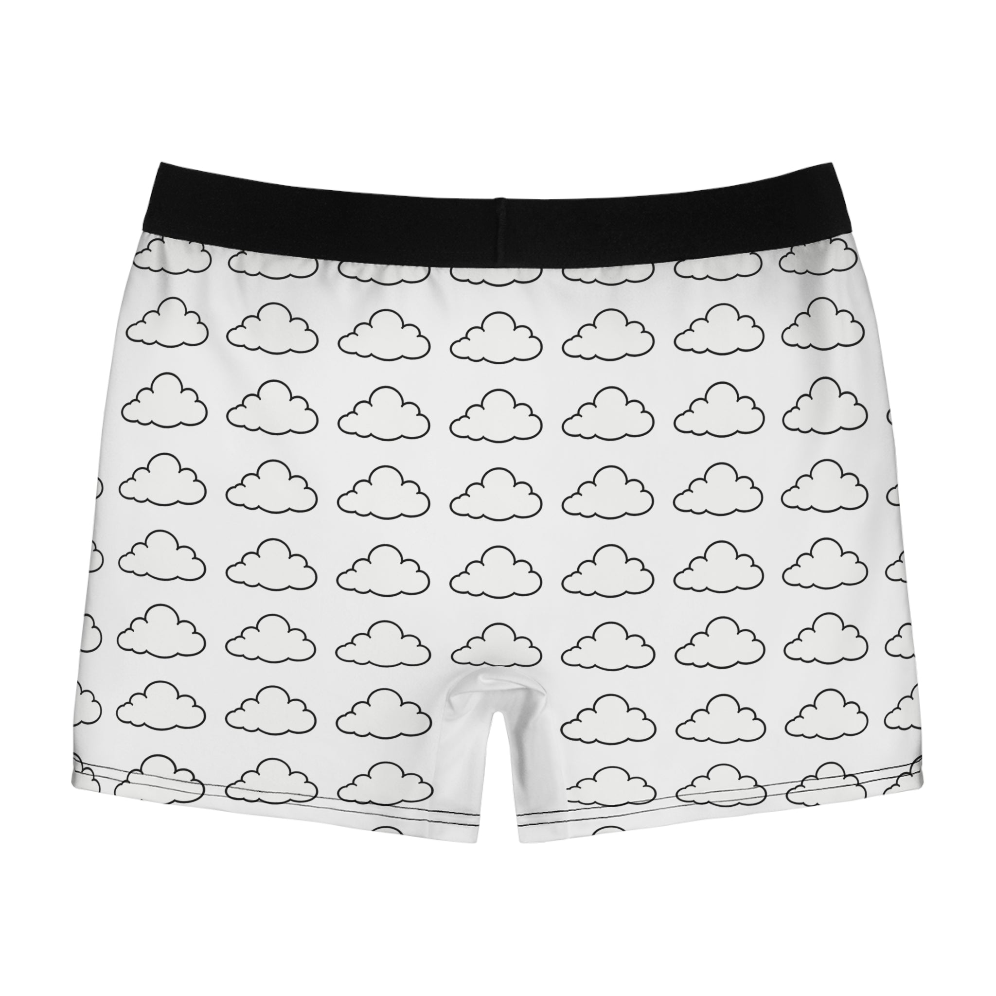 Cloud Pattern Boxer Briefs — “Supply Your Vibe” Printed Men’s Underwear - VibeVaultSupply