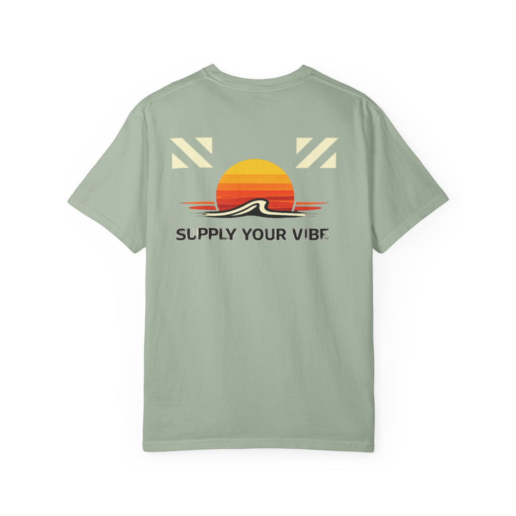 Supply Your Vibe T-Shirt – Retro Sunset Graphic Tee | VibeVaultSupply - VibeVaultSupply
