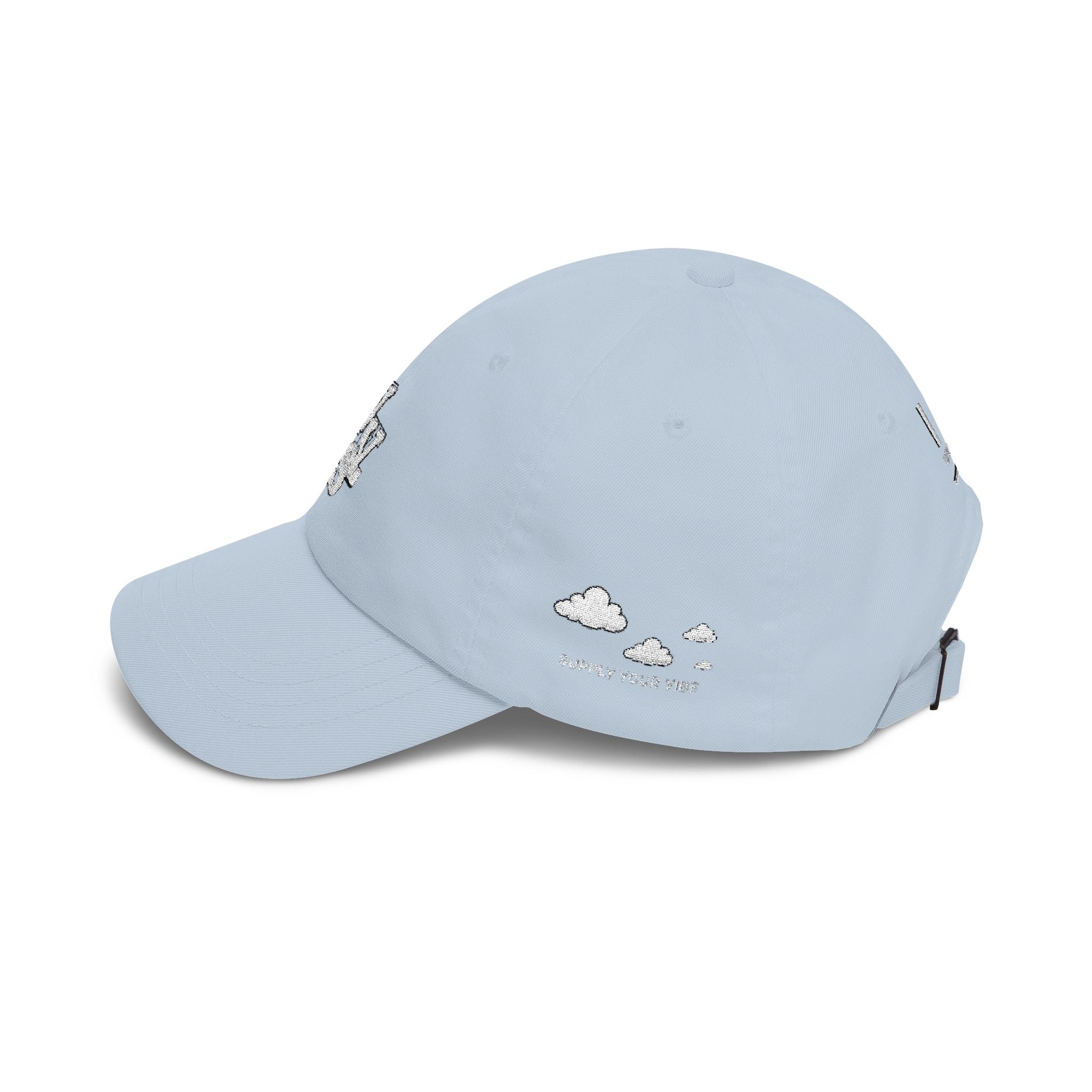 Minimal Logo Dad Cap – Distressed VVS Baseball Hat | VibeVaultSupply - VibeVaultSupply