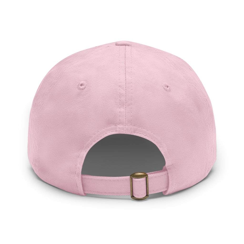 Leather Patch Dad Hat – Minimal Classic Baseball Cap | VibeVault Supply - VibeVaultSupply