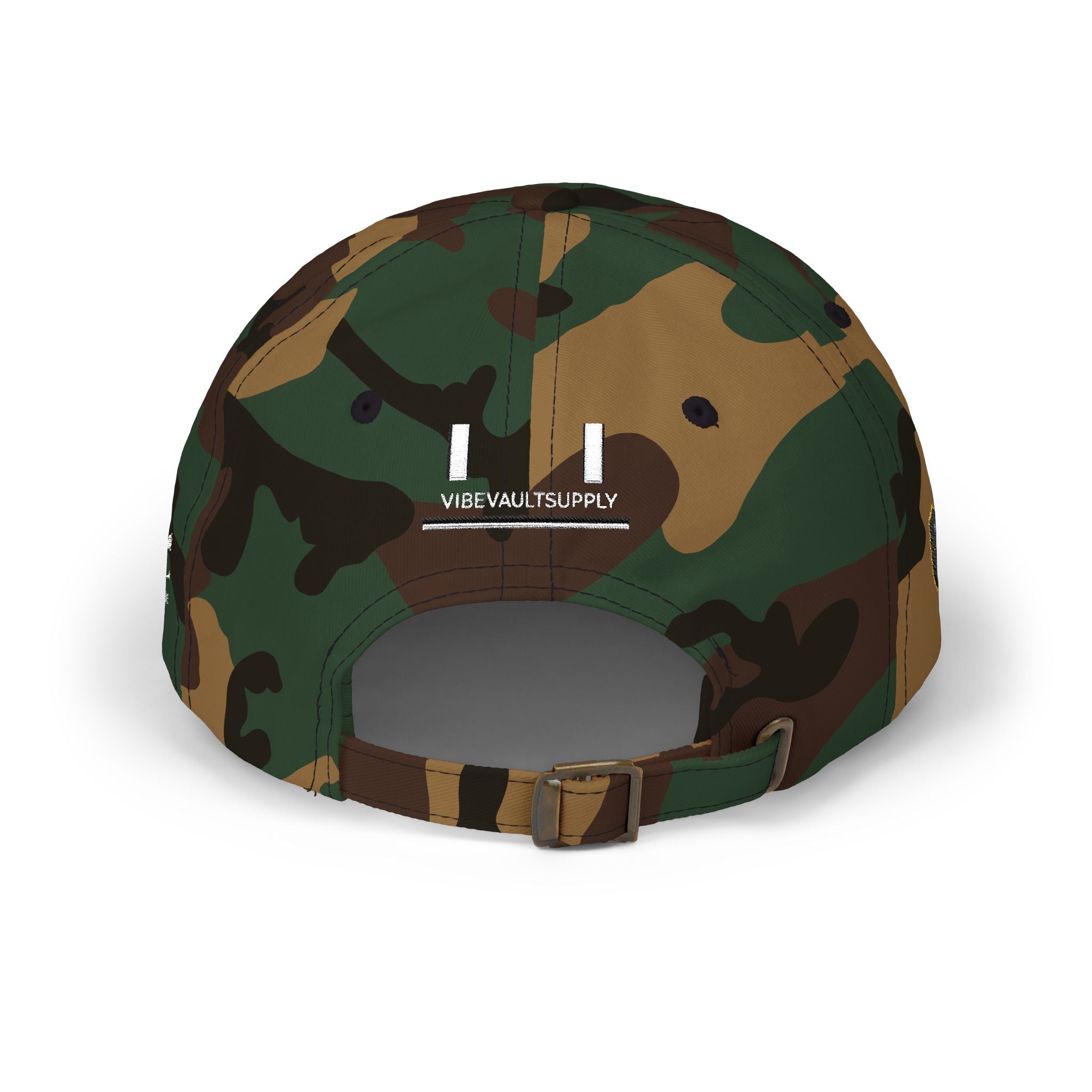 Minimal Logo Dad Cap – Distressed VVS Baseball Hat | VibeVaultSupply - VibeVaultSupply