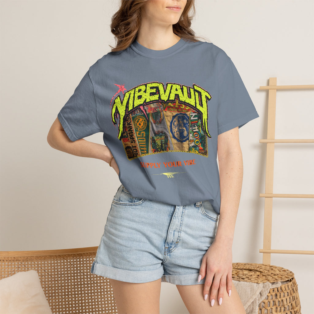 VVS Retro Collage Graphic Tee – Vintage Streetwear T-Shirt | VibeVault Supply - VibeVaultSupply