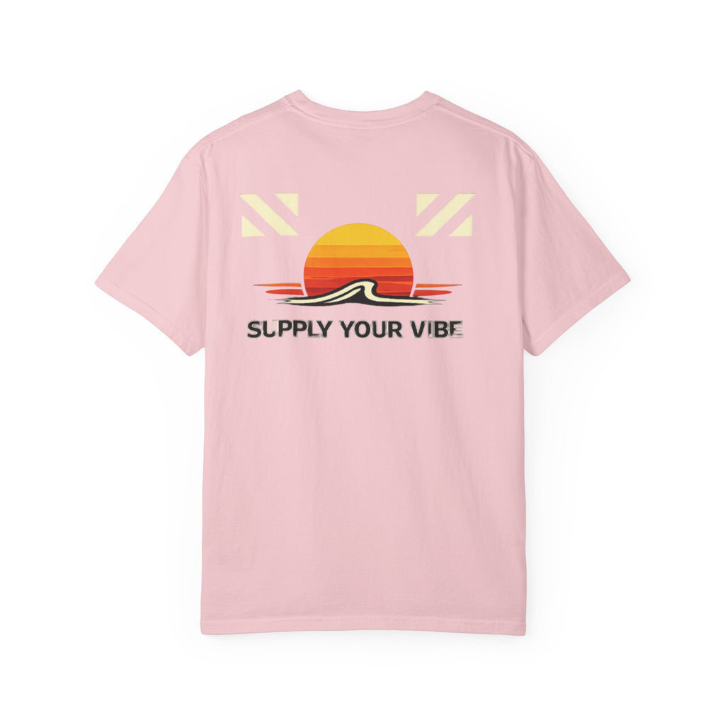 Supply Your Vibe T-Shirt – Retro Sunset Graphic Tee | VibeVaultSupply - VibeVaultSupply