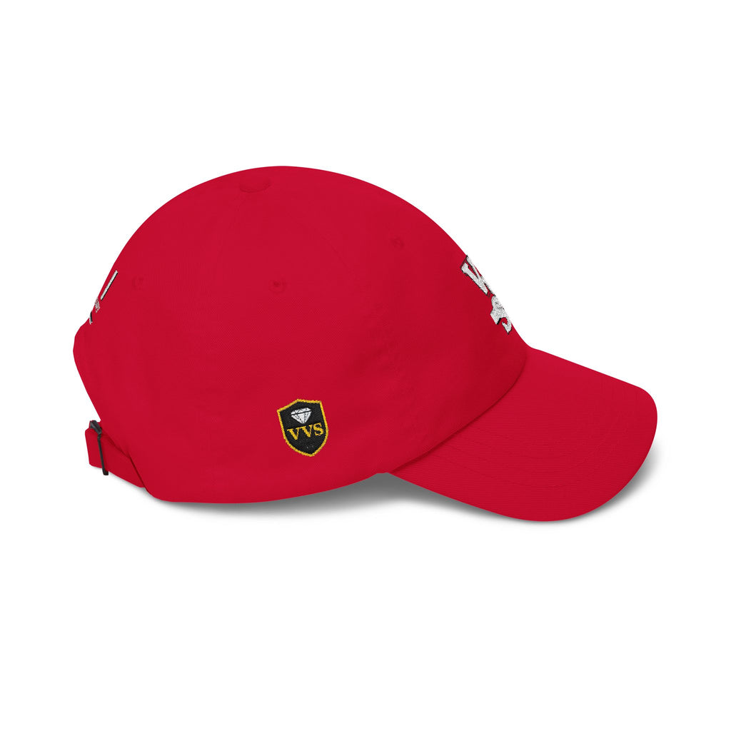 Minimal Logo Dad Cap – Distressed VVS Baseball Hat | VibeVaultSupply - VibeVaultSupply