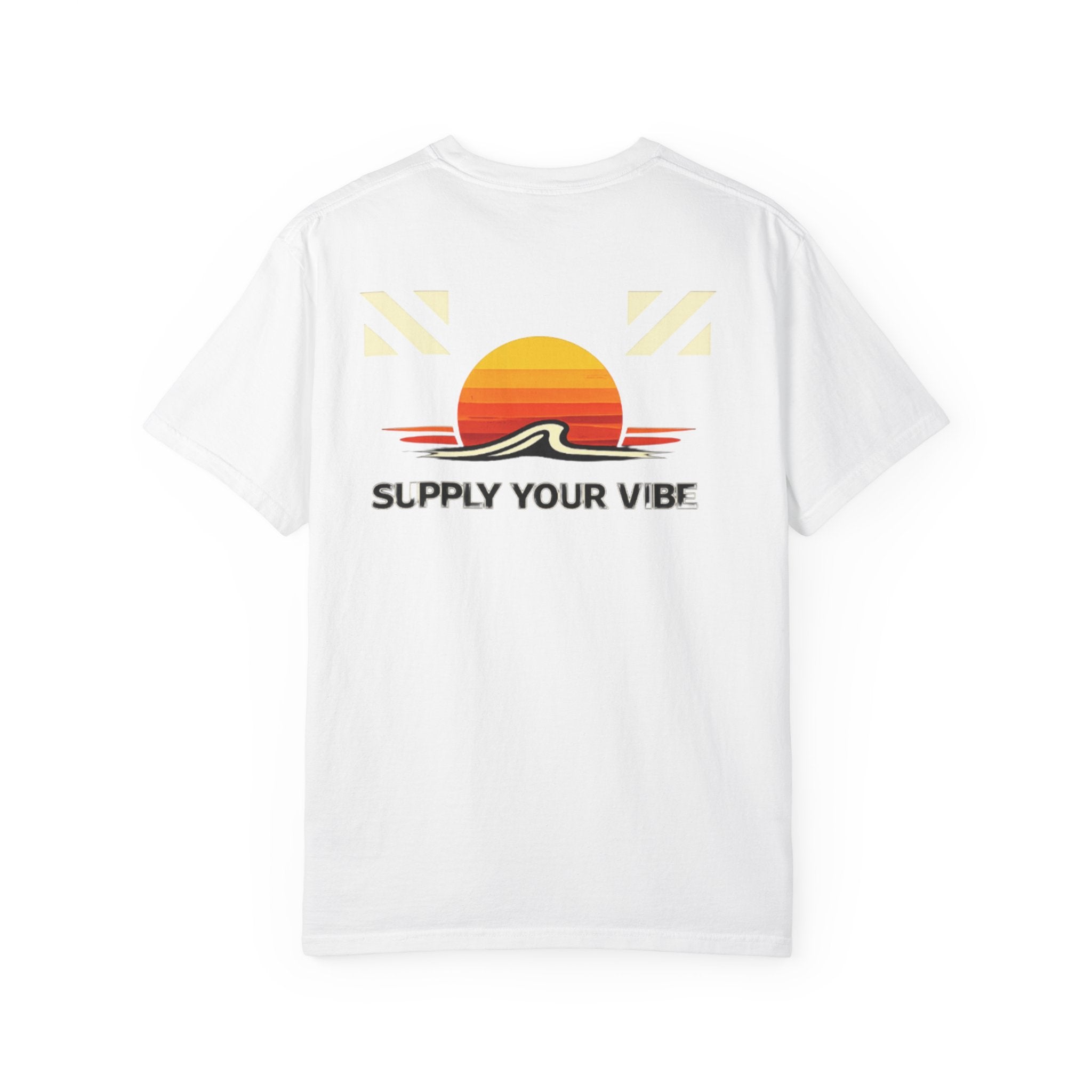 Supply Your Vibe T-Shirt – Retro Sunset Graphic Tee | VibeVaultSupply - VibeVaultSupply
