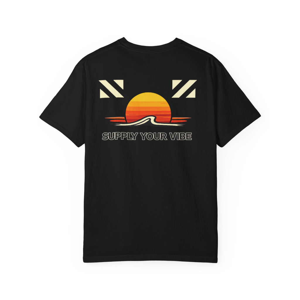Supply Your Vibe T-Shirt – Retro Sunset Graphic Tee | VibeVaultSupply - VibeVaultSupply
