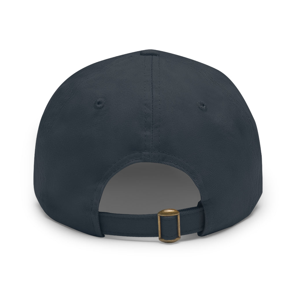 Leather Patch Dad Hat – Minimal Classic Baseball Cap | VibeVault Supply - VibeVaultSupply