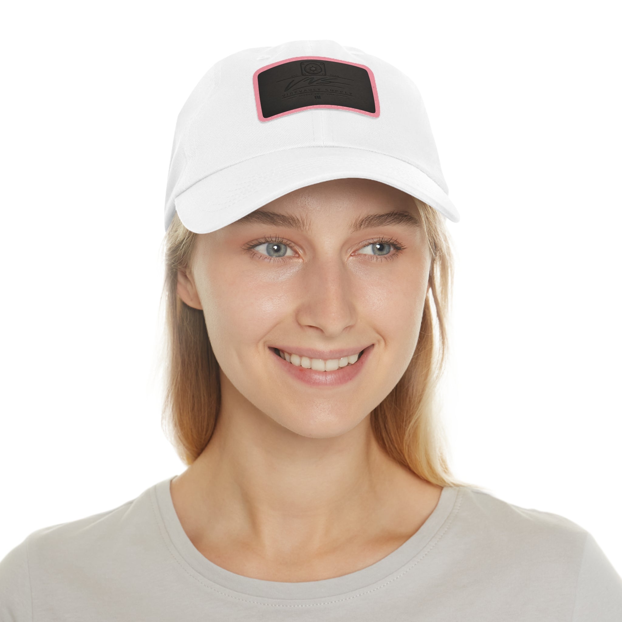 Leather Patch Dad Hat – Minimal Classic Baseball Cap | VibeVault Supply - VibeVaultSupply