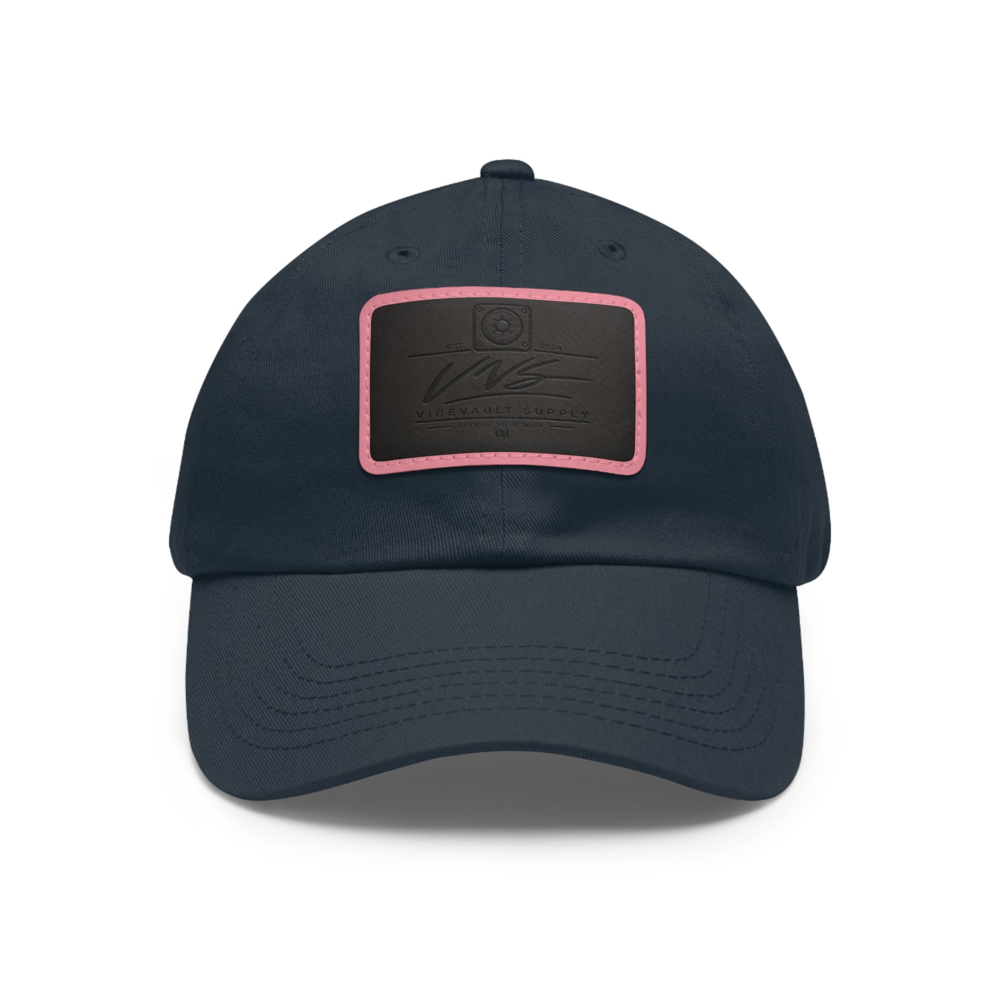 Leather Patch Dad Hat – Minimal Classic Baseball Cap | VibeVault Supply - VibeVaultSupply