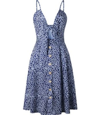 Women's Sleeveless Midi Sundress – Casual Summer Button Dress - VibeVaultSupply