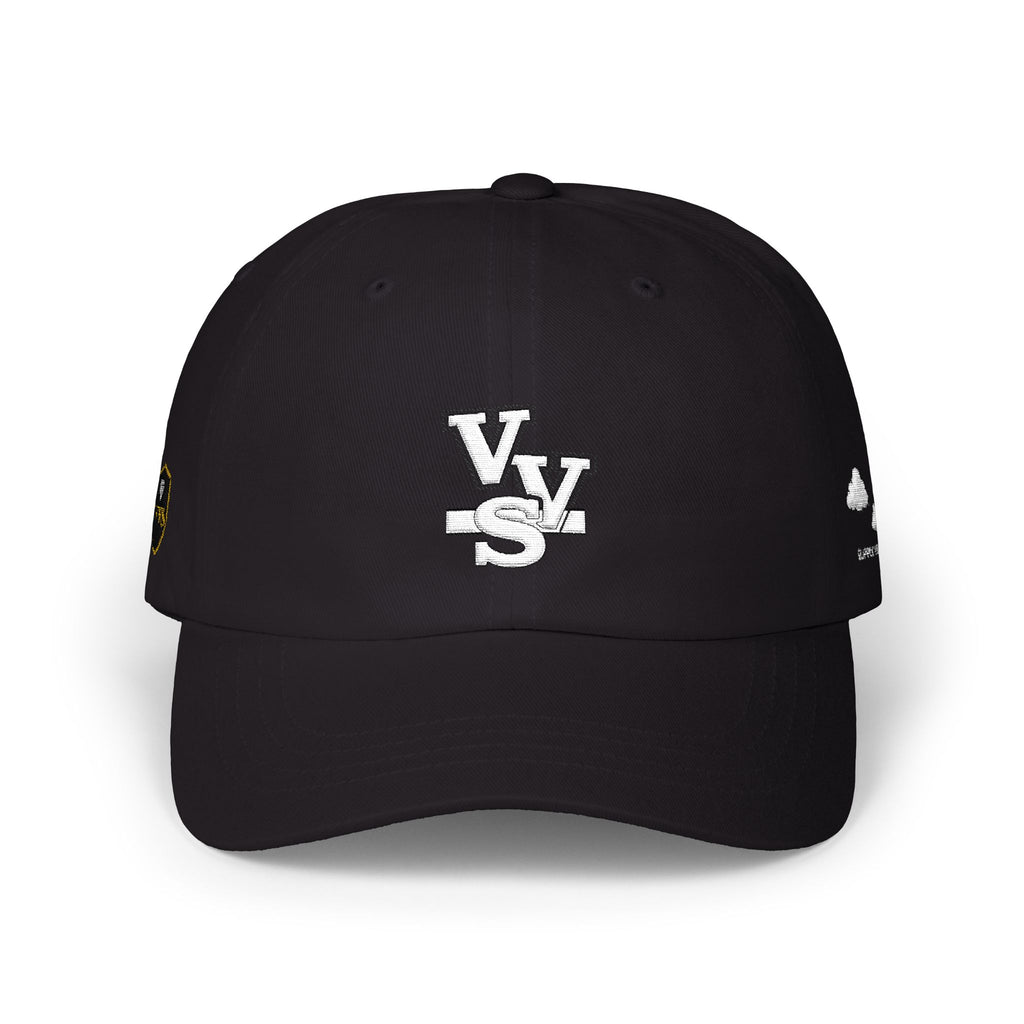 Minimal Logo Dad Cap – Distressed VVS Baseball Hat | VibeVaultSupply - VibeVaultSupply