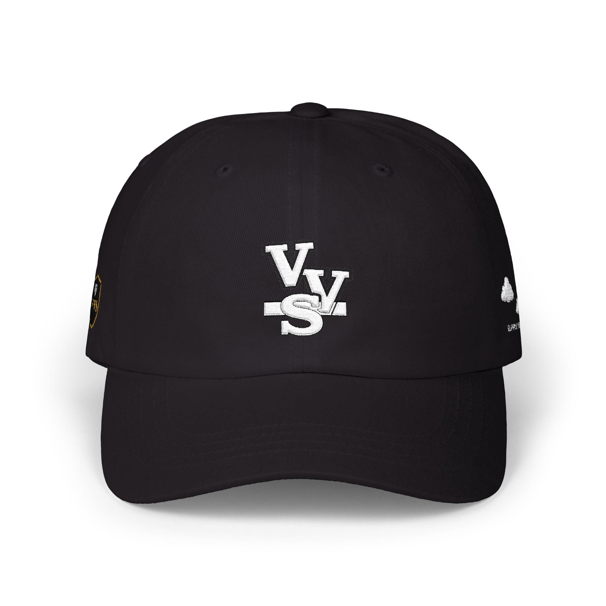 Minimal Logo Dad Cap – Distressed VVS Baseball Hat | VibeVaultSupply - VibeVaultSupply