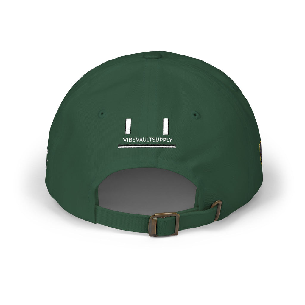 Minimal Logo Dad Cap – Distressed VVS Baseball Hat | VibeVaultSupply - VibeVaultSupply