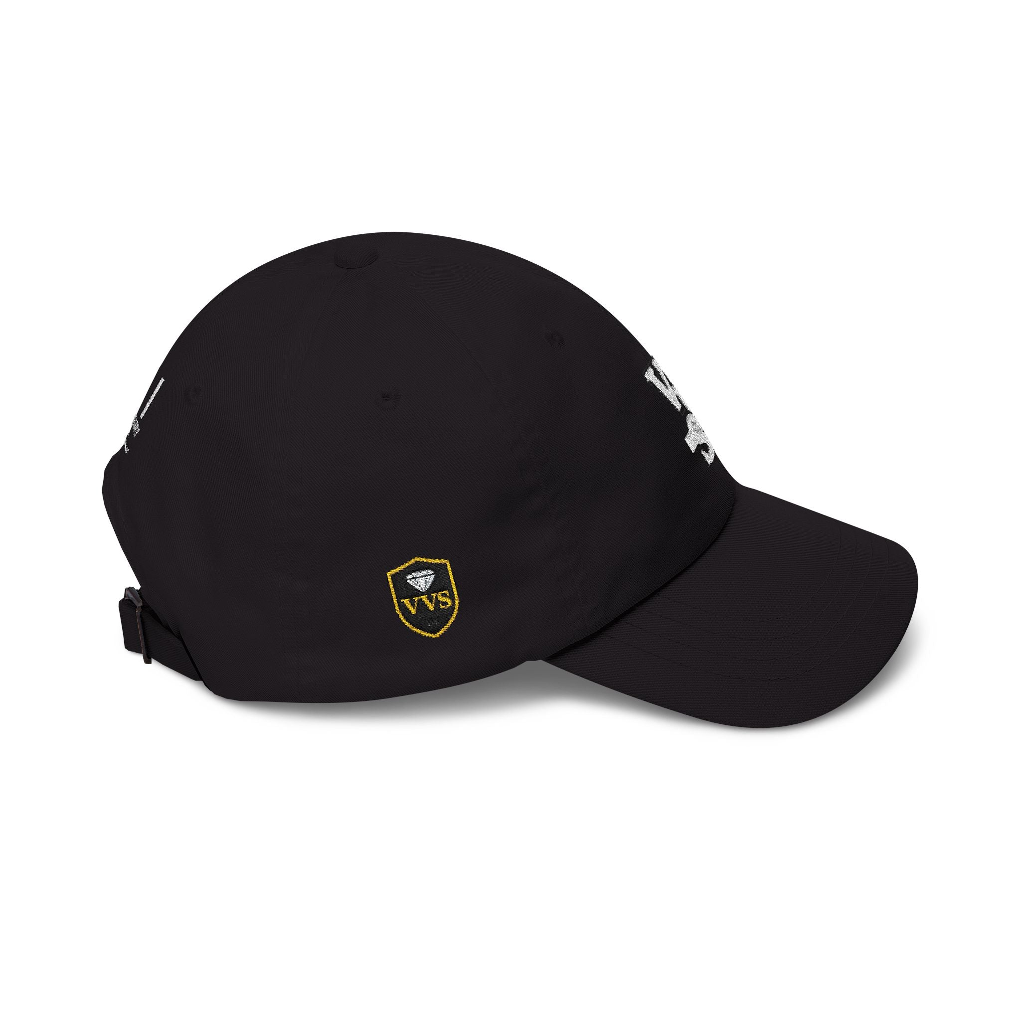 Minimal Logo Dad Cap – Distressed VVS Baseball Hat | VibeVaultSupply - VibeVaultSupply