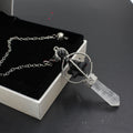 Crystal Pendulum | Gemstone Dowsing Pendulum | Quartz Divination Tool (Multiple Stones)