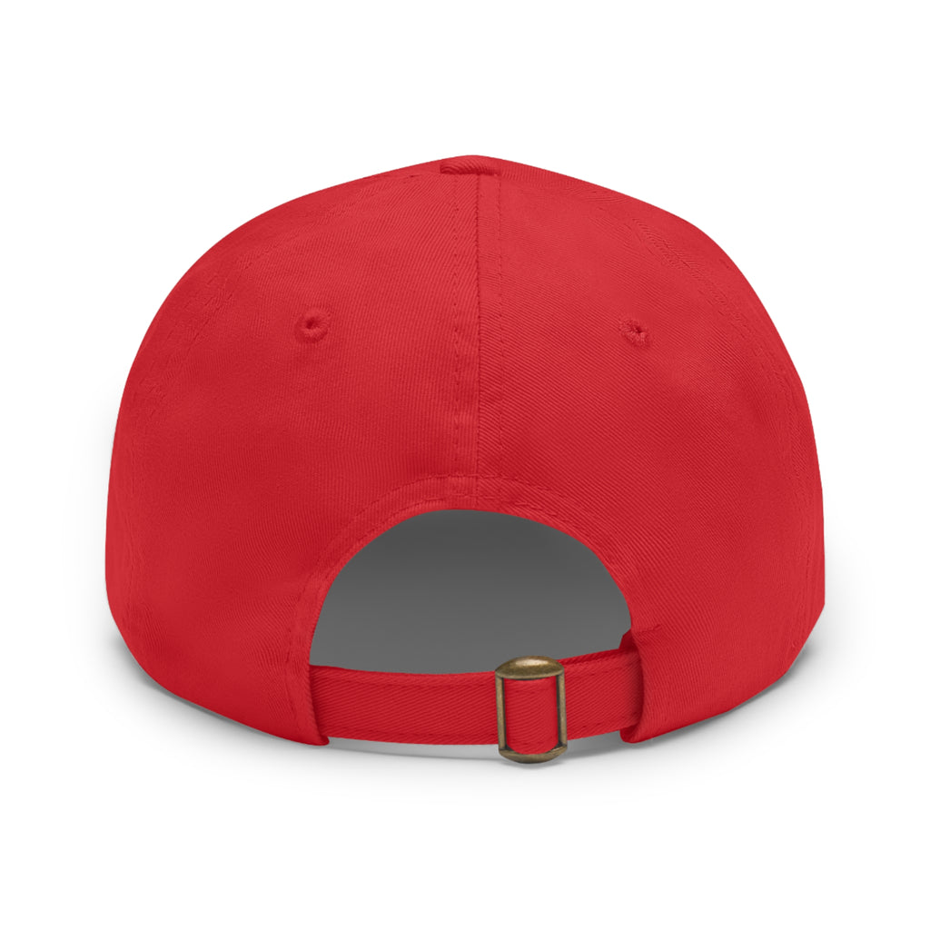 Leather Patch Dad Hat – Minimal Classic Baseball Cap | VibeVault Supply - VibeVaultSupply