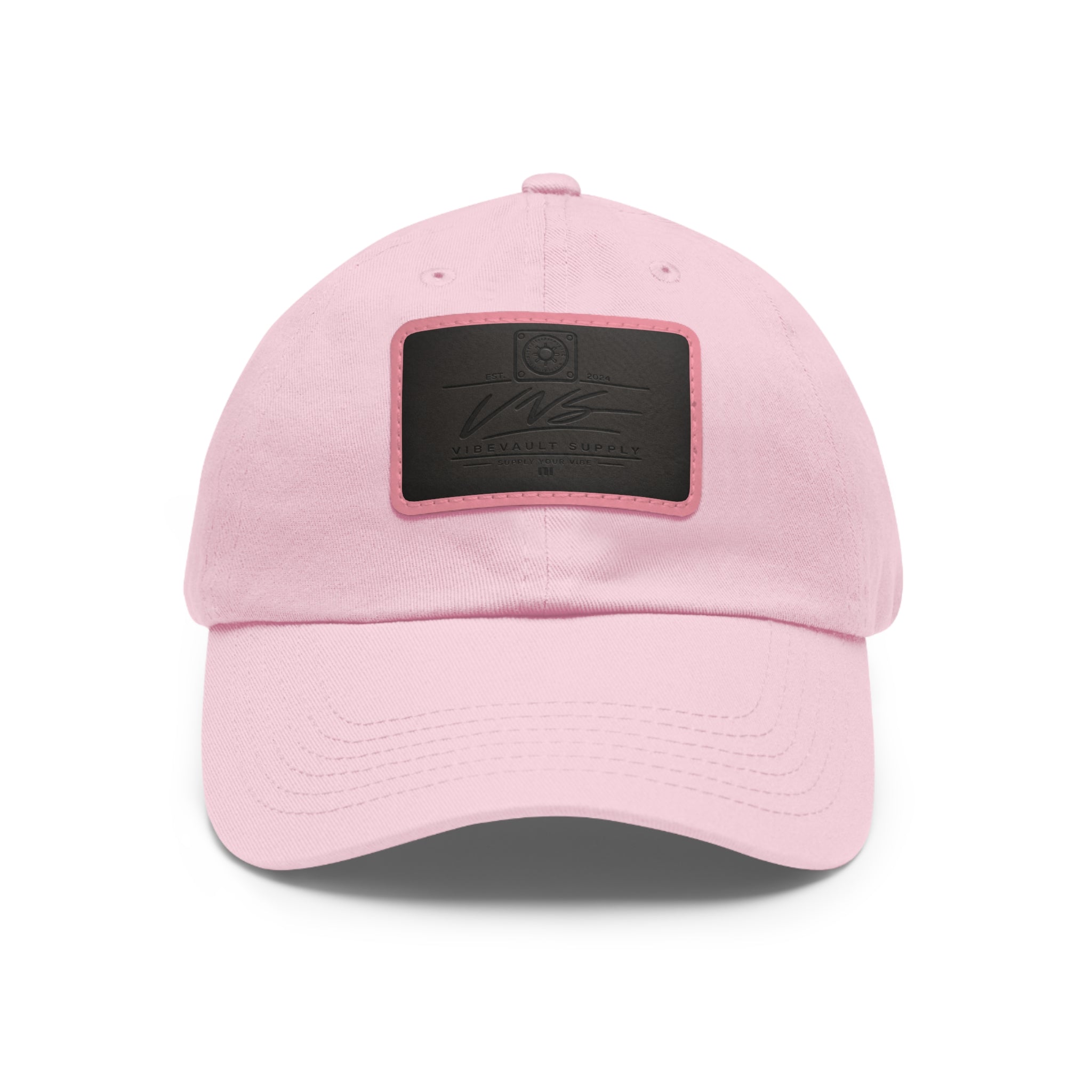 Leather Patch Dad Hat – Minimal Classic Baseball Cap | VibeVault Supply - VibeVaultSupply