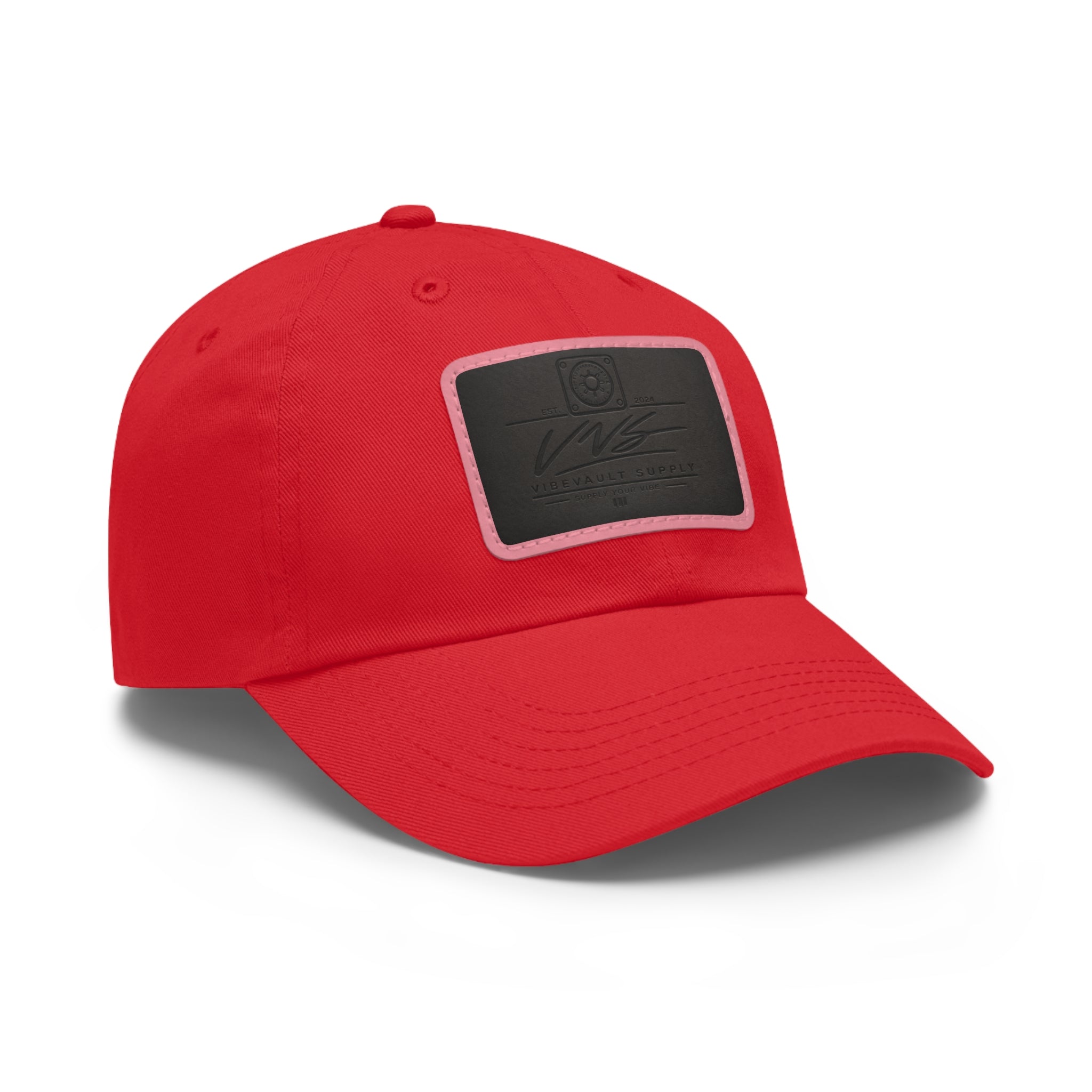 Leather Patch Dad Hat – Minimal Classic Baseball Cap | VibeVault Supply - VibeVaultSupply