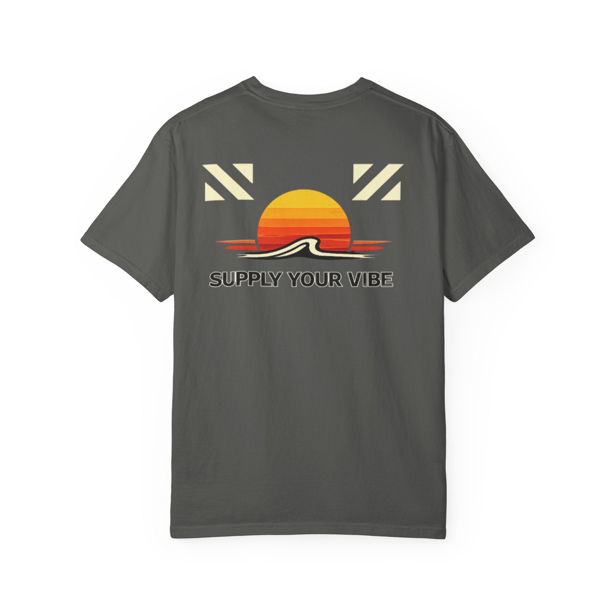 Supply Your Vibe T-Shirt – Retro Sunset Graphic Tee | VibeVaultSupply - VibeVaultSupply