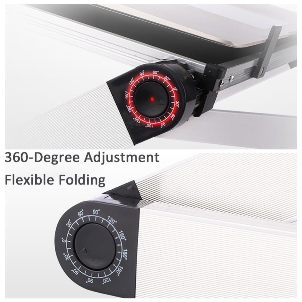 Foldable Laptop Stand Ergonomic Desk Tablet Holder - VibeVaultSupply