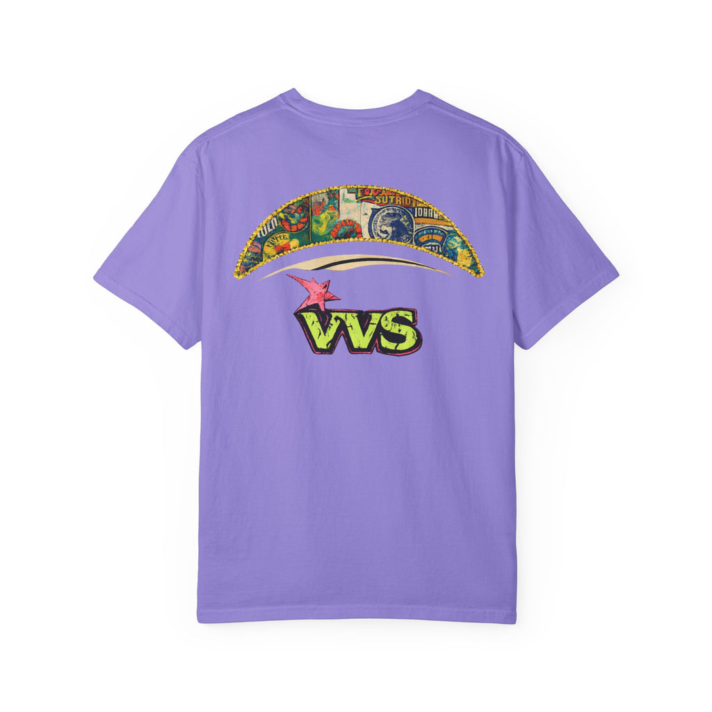 VVS Retro Collage Graphic Tee – Vintage Streetwear T-Shirt | VibeVault Supply - VibeVaultSupply