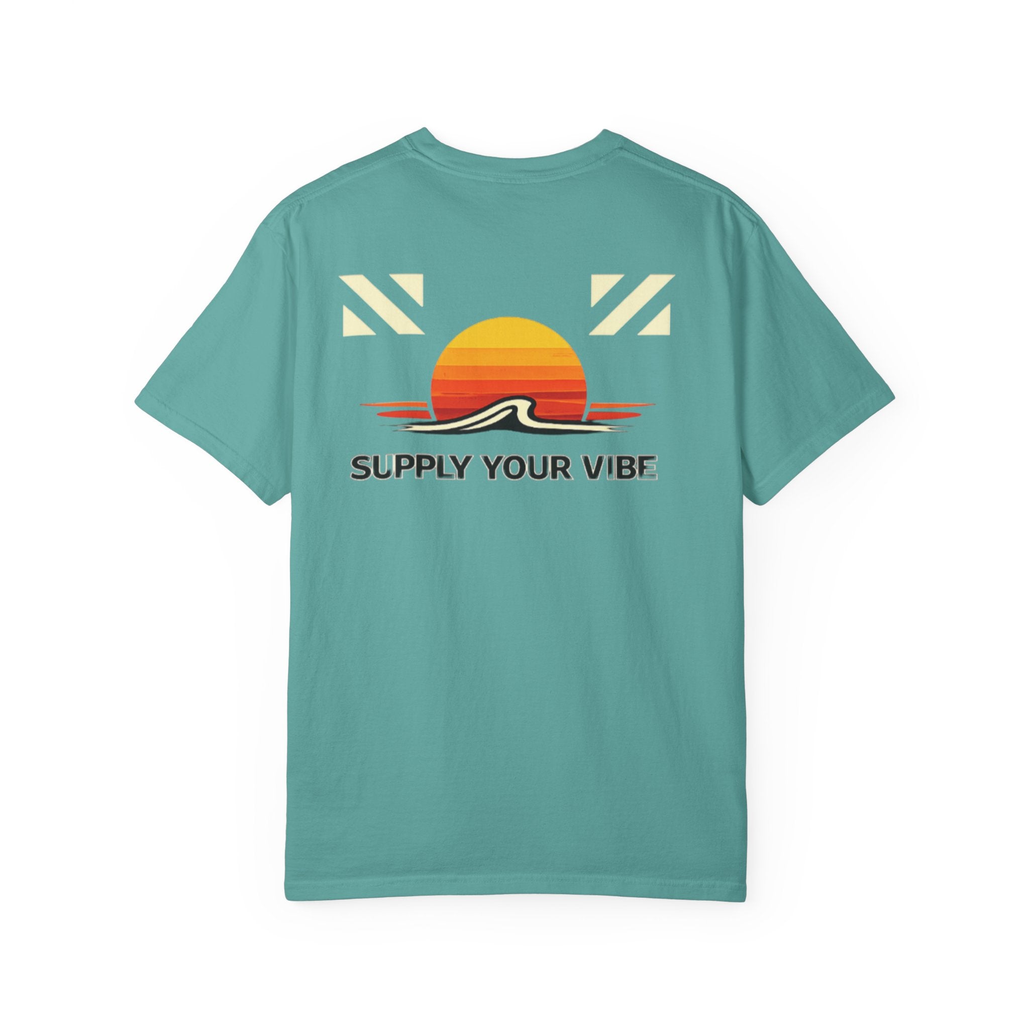 Supply Your Vibe T-Shirt – Retro Sunset Graphic Tee | VibeVaultSupply - VibeVaultSupply