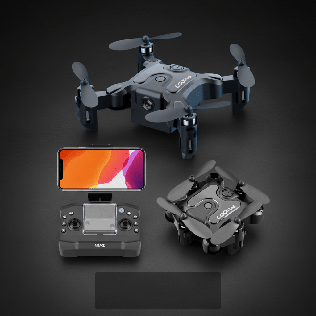Foldable 4K HD Camera Drone with Remote Control - VibeVaultSupply