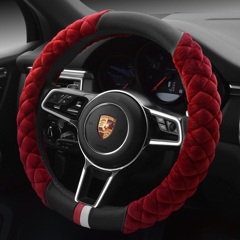 Luxury Anti - Slip Steering Wheel Cover for Cars - VibeVaultSupply