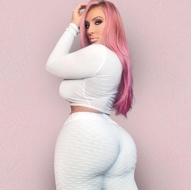 Women's High Waist Scrunch Butt Leggings - VibeVaultSupply