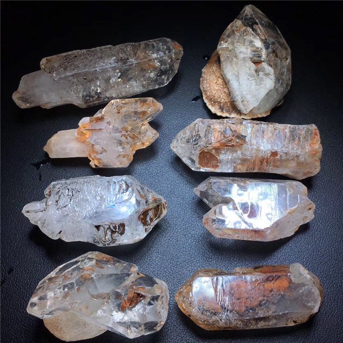 Natural White Quartz Skeleton Crystal | Raw Backbone Rough Stone | Healing Mineral Specimen - VibeVaultSupply