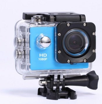 1080P Waterproof Action Camera with Mount Kit for Sports & Adventure Recording - VibeVaultSupply