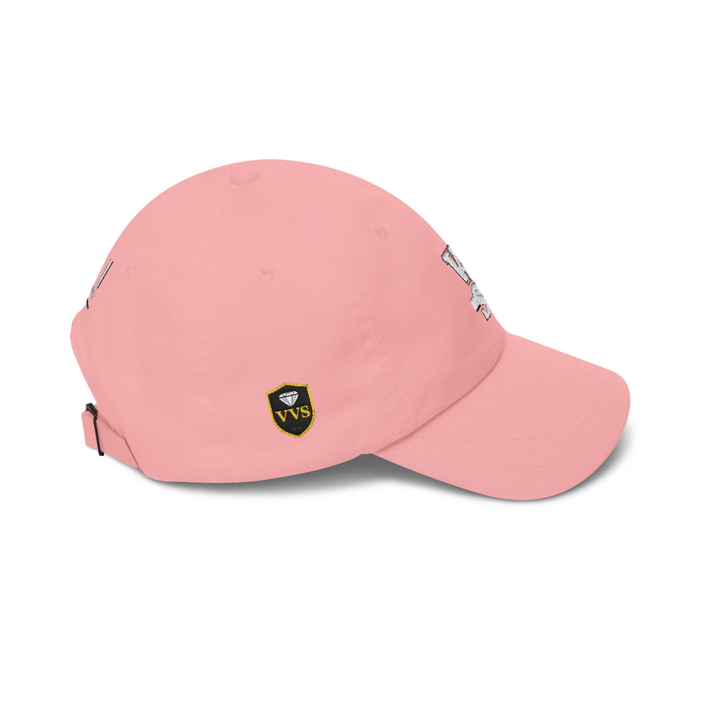 Minimal Logo Dad Cap – Distressed VVS Baseball Hat | VibeVaultSupply - VibeVaultSupply