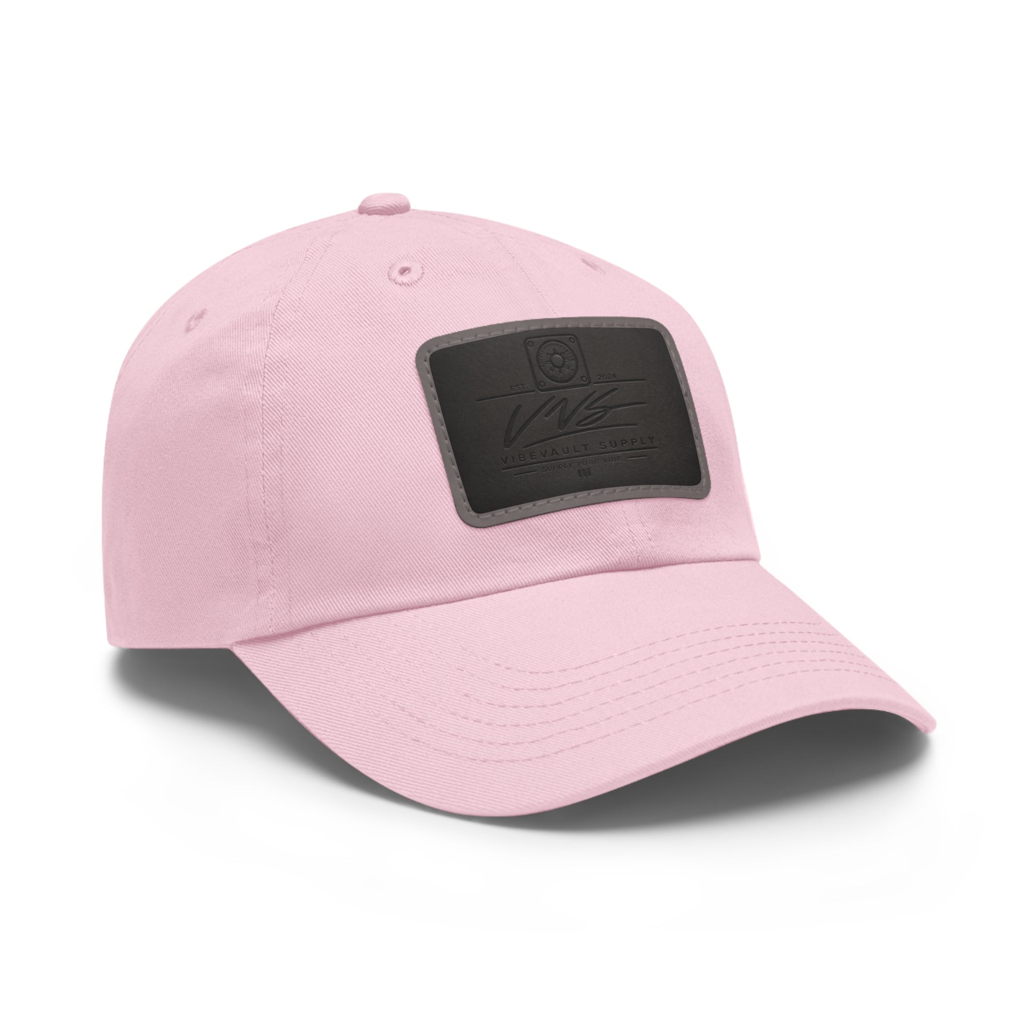 Leather Patch Dad Hat – Minimal Classic Baseball Cap | VibeVault Supply - VibeVaultSupply