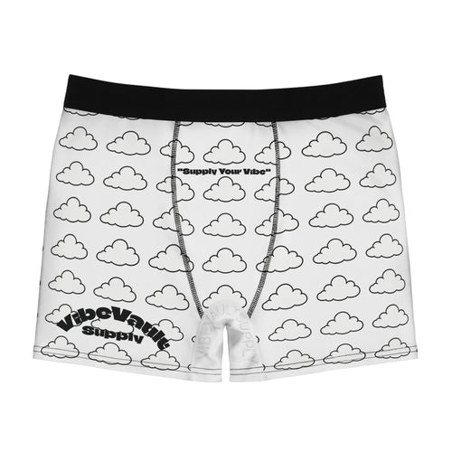 Cloud Pattern Boxer Briefs — “Supply Your Vibe” Printed Men’s Underwear - VibeVaultSupply