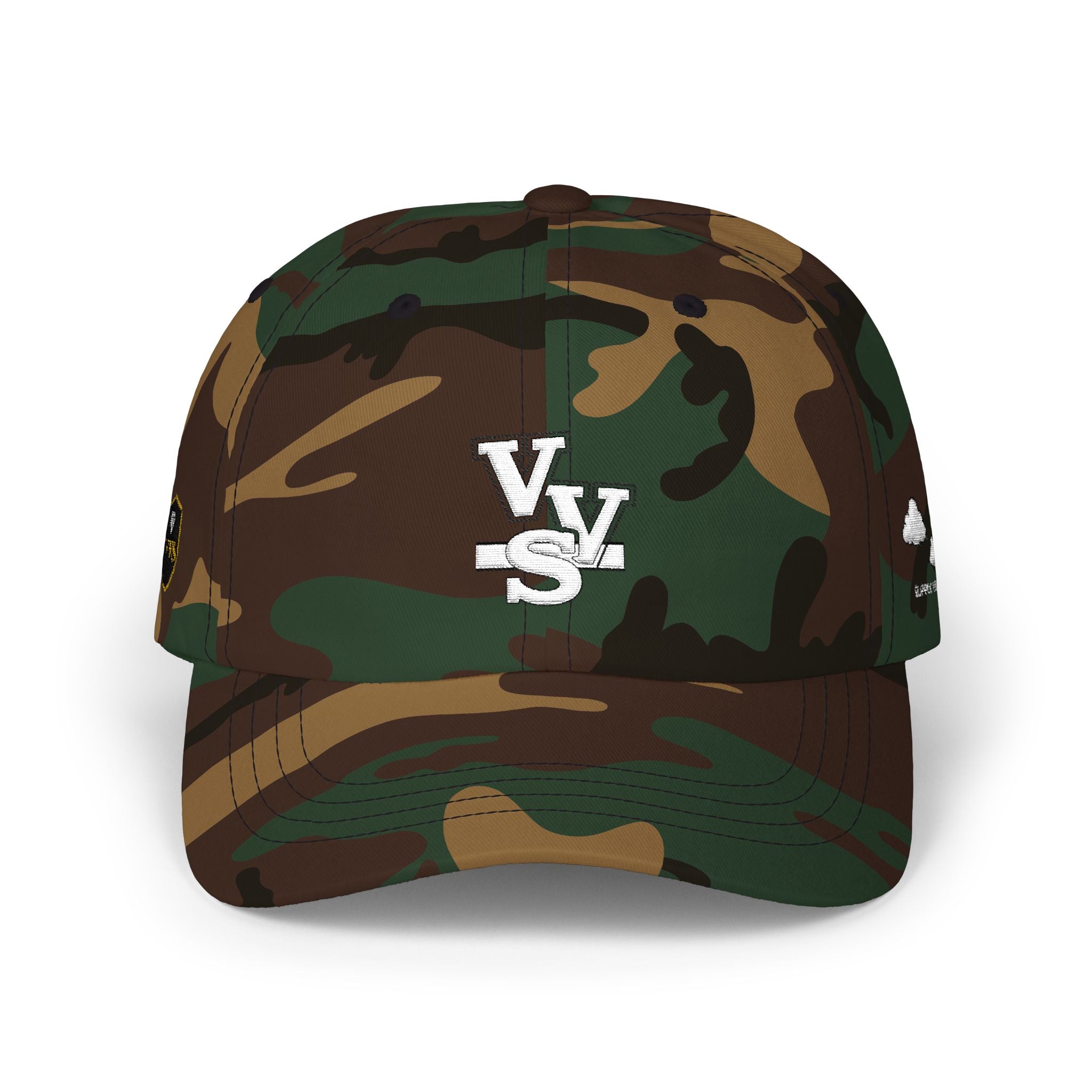 Minimal Logo Dad Cap – Distressed VVS Baseball Hat | VibeVaultSupply - VibeVaultSupply